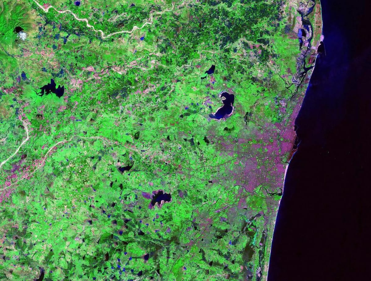 satelīta karti Chennai
