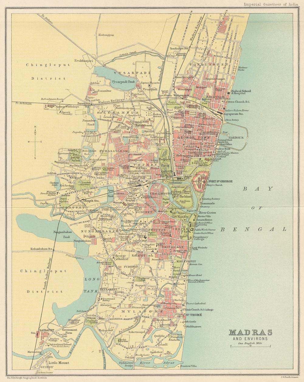 veco Madras karte