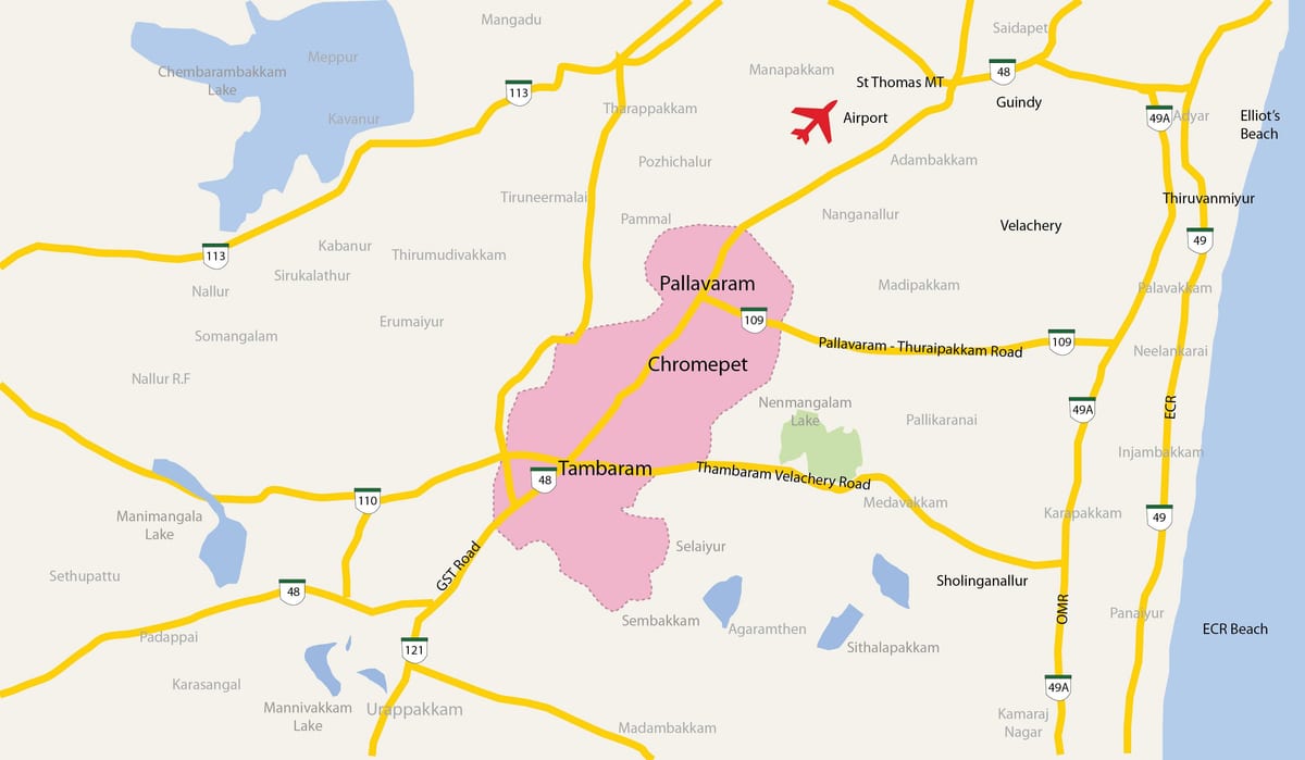 karte Tambaram Chennai