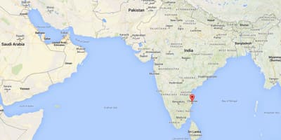 Karte Chennai indija