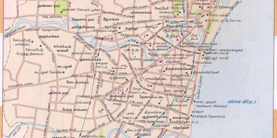 Maršruta karte Chennai